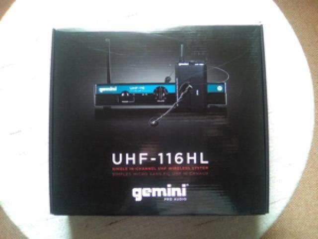 Gemini UHF-System mit Single Headset und Sender (UHF-116HL) - 1